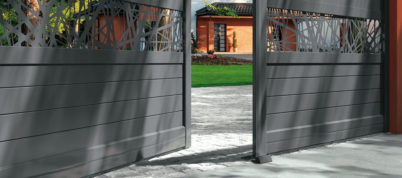 Portail en aluminium